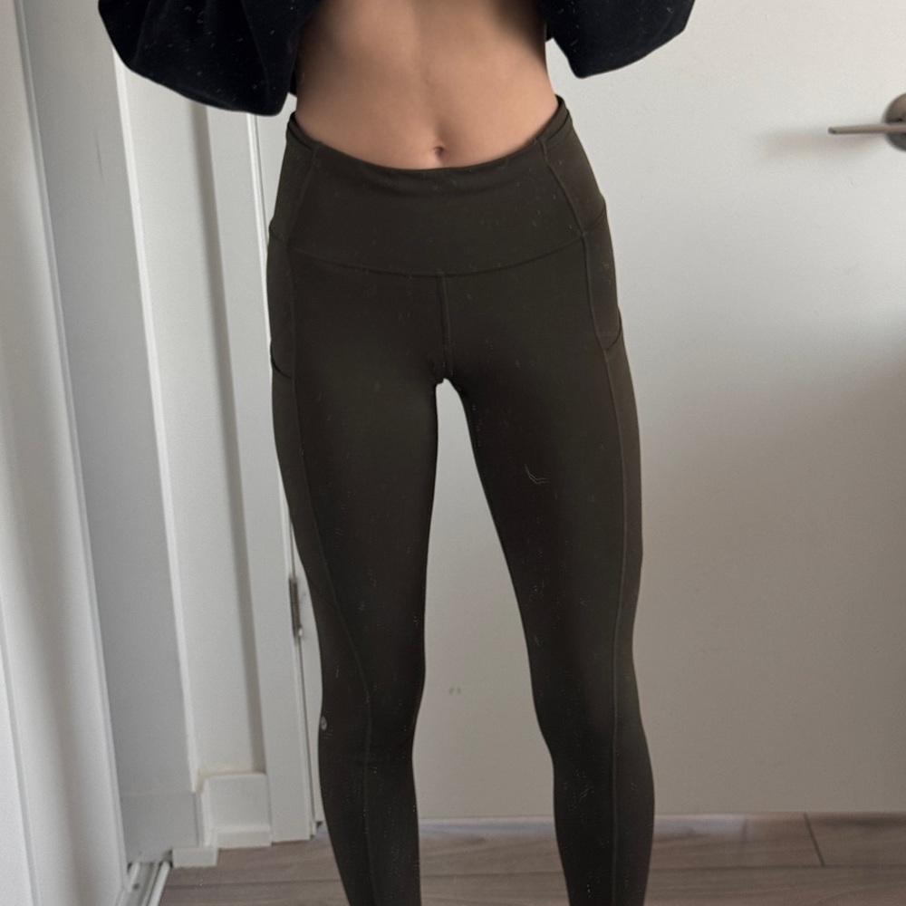 Lululemon Dark Green Leggings